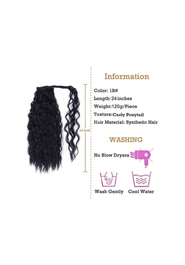 Kadınlar İçin 2 Siyah Kıvırcık Peruk