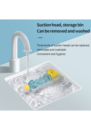 Samdoo Bebek Elektrikli Burun Aspiratörü: Alçak Gürültü, 3 Seviye Emme, Işıklı-müzikli, Gıda Grubu Silikon Uçlar, Li-pil Ve Saklama Kutusu