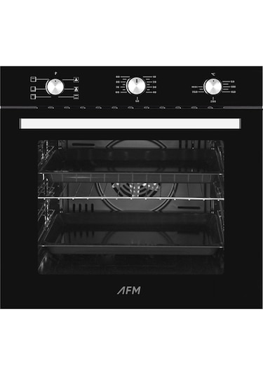 Afm Tech Black Turmalin Plus FM7600B-FM2200B-FM3400B 3'lü Kumandalı Cam Ankastre Set
