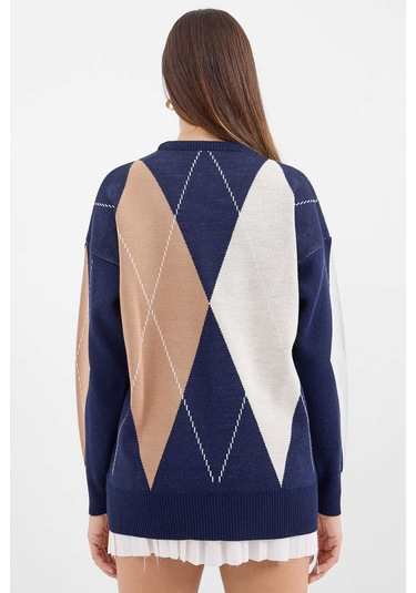 Gabria Baklava Desen Kazak Laci - Ekru