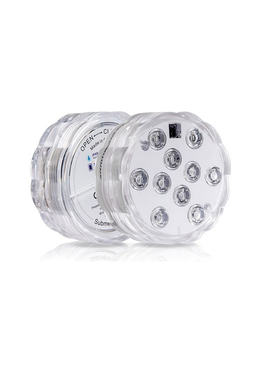 Qingmipy Su Dalış Işığı - 16 Renk Değiştiren, Uzaktan Kumandalı, Su Geçirmez Havuz Ve Akvaryum Aydınlatma Beyaz