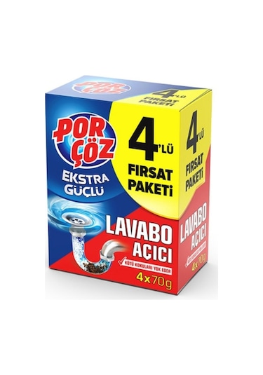 Lavabo Açıcı 4x50 Gr. Granül 12'li