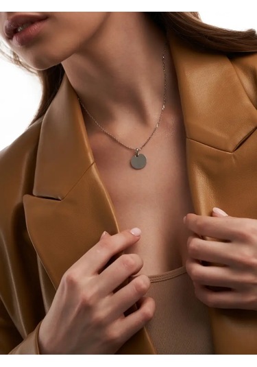 Sılverme 925 Gümüş Madalyon Kolye 29449614