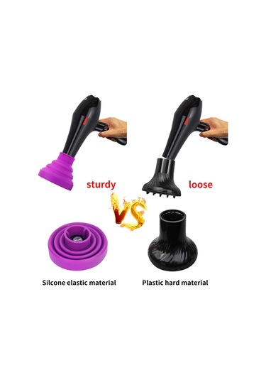 Evrensel Çıkarılabilir Saç Kurutucu Difüzör Bağlantısı- Salon Sınıf Aracı, Katlanabilir Seyahat Katlama Tasarımı Fırlat Kurutucularının Çoğu