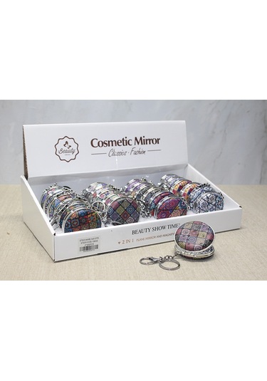 Taşlı El Aynası Anahtarlık Model 10 - 9014233803322rx8