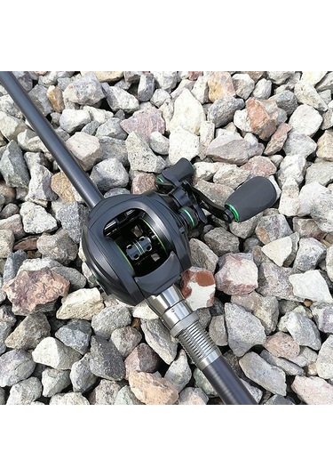 Tenfowee Sol El Malzeme Metal Misina Baitcasting Olta Makinesi 4+1 Rulmanlı 7.2:1 Diş Oranı 5 Kg Maksimum Sürtünme