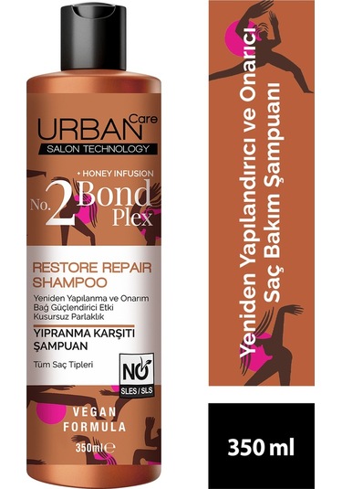 Urban Care No.2 Bond Plex Yıpranma Karşıtı Bakım Şampuanı 350 ML