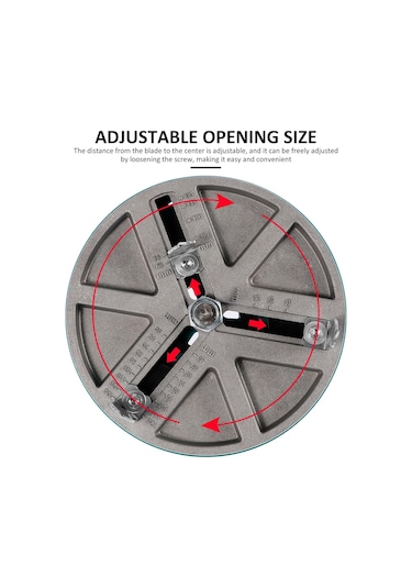 Ayarlanabilir Yuvarlak Delik Testere Aracı, Çap 45130mm, Sondaj İçin Ayarlanabilir Yumruk Testeresi