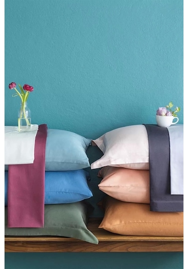 Simply Peach Pamuk Saten Fitted Set 160 200/50 70