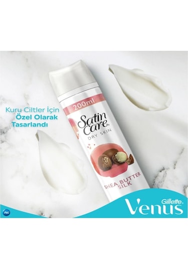 Satin Care Tıraş Jeli Kuru Ciltler 200ml X3 Adet