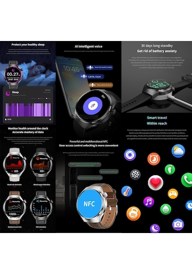 Cbtx Gt4 Akıllı Saat 1.53" Akıllı Saat (İthalatçı Garantili)