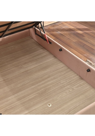 Nironyatak Niron Queen Çift Kişilik Pedli Yatak Seti 150X200 Sütlü Kahve Kum