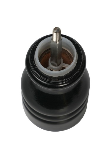 Siyah Ahşap Tuz Ve Karabiber El Değirmeni Öğütücü Grinder 12 Cm Siyah