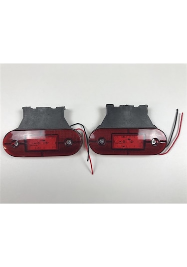 Replax Kırmızı Kasa Lamba 12V Sallamalı 6 Ledli Dorse Lambası Tas12Vkd