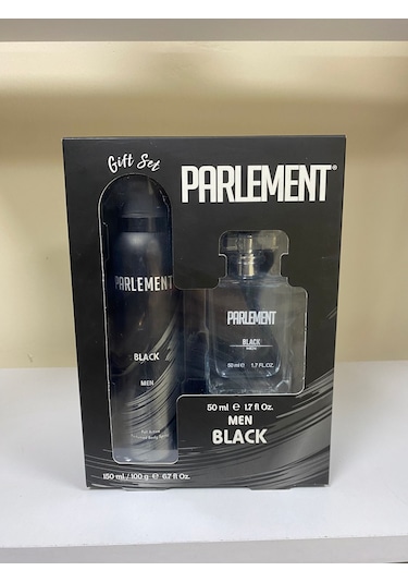 Parlement Black Erkek Parfüm EDP 50 ML + Black Erkek Sprey Deodorant 150 ML
