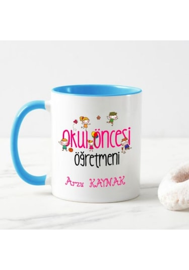 Kişiye Özel Okul Öncesi Öğretmeni Kupa Bardak Ha24
