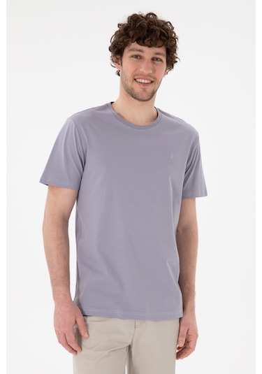 U.S. Polo Assn. Erkek Regular Fit Bisiklet Yaka Gri Basic Tişört 50305924-VR024 U.S. Polo Assn. Erkek Regular Fit Bisiklet Yaka Gri Basic Tişört 50305924-VR024