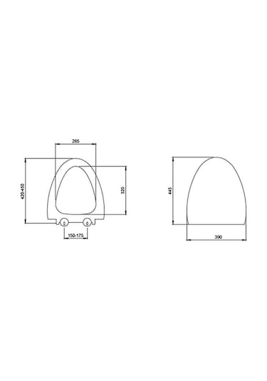 Bocchi Etna Asma Klozet Kapağı Mat Yeşil A0325-027 Beyaz