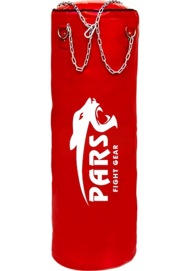 Pars Boks Torbası Kum Torbası İçi Dolu Kırmızı 100 X 30 Cm Kırmızı