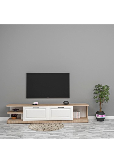 Galaxy Membran Tv Ünitesi Suntalam Beyaz