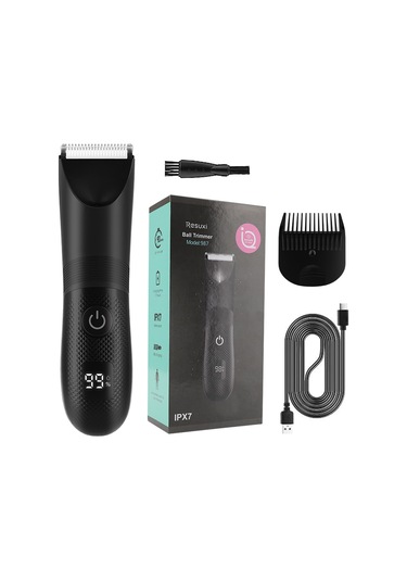 Erkekler İçin Su Geçirmez Ve Şarj Edilebilir Vücut Kılı Kesme Makinesi
