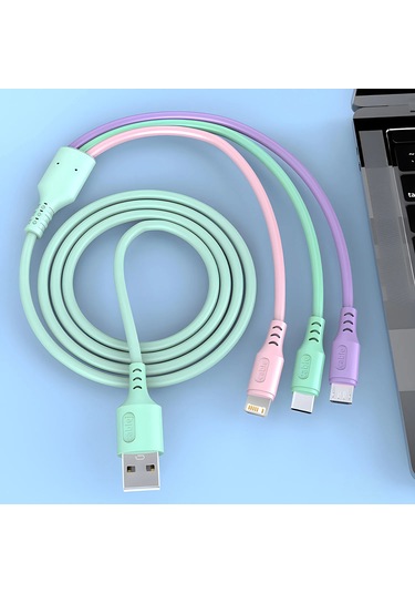 Android Typec Şarj Kablosu İçin 3 Metre Üç Bir Sıvı