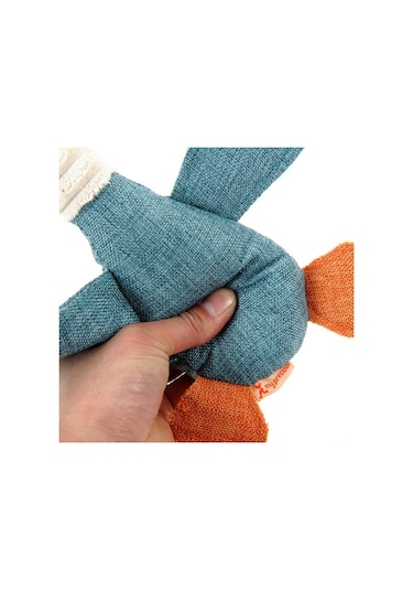 Mixpet 30 CM Sert Peluş Ördek Diş Kaşıma Köpek Oyuncağı Çok Renkli