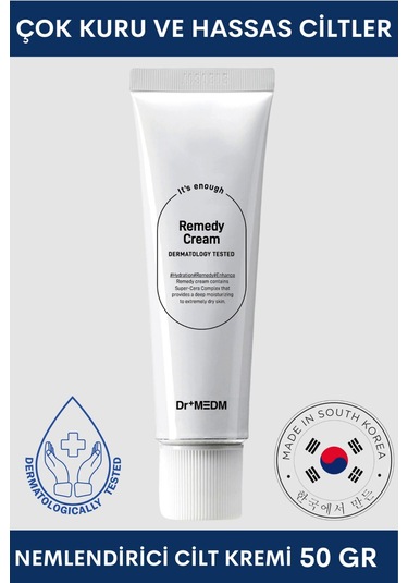Dermal Dr+ Medm Facial Remedy Kuru ve Hassas Ciltler İçin Yüz Kremi 50 G