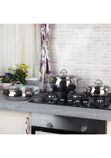 Korkmaz Tombik Jr. 6 Parça Tencere Seti