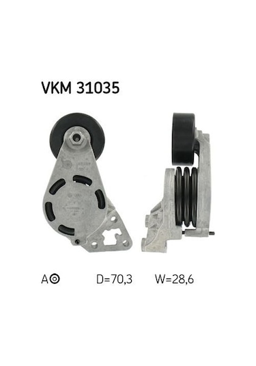 SKF VKM31035 ALTERNATÖR GERGİ RULMANI KÜTÜKLÜ POLO-FABIA-CORDOBA