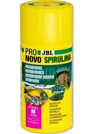 Jbl Pro Novo Spirulina Flakes Medium 40 Gr Kutu Yem