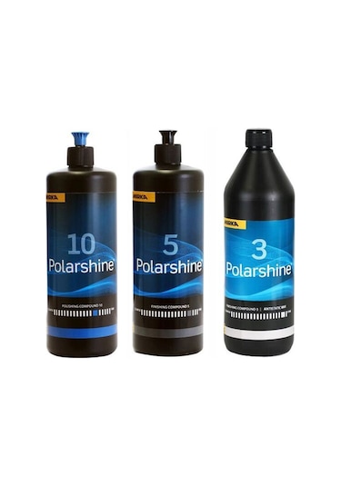 Mirka 10 İnce Pasta 5 Hare Giderici Ve 3 Boya Koruyucu Wax 1 Lt