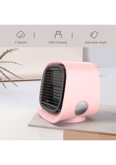 Jialan Masaüstü Hava Soğutucu Klima Fanı Küçük Kişisel Usb