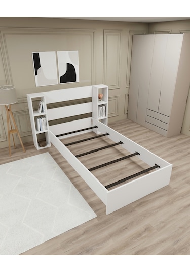 Arnetti Smart Karyola 90x190 Yatak Uyumlu Beyaz