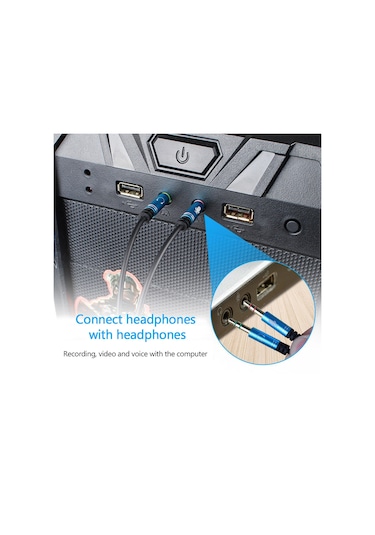 Sones 3,5 Mm Dişi - 2 X 3,5 Mm Erkek Adaptör Kablosu