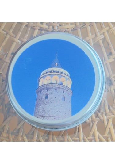 Galata Kulesi İçi Yıldızlı Simli Tkm