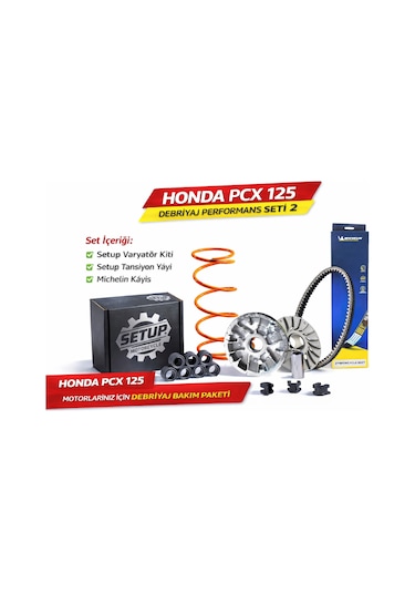 Setup Motorcycle Honda Pcx 125 Debriyaj Performans Seti 2018-2020 Model