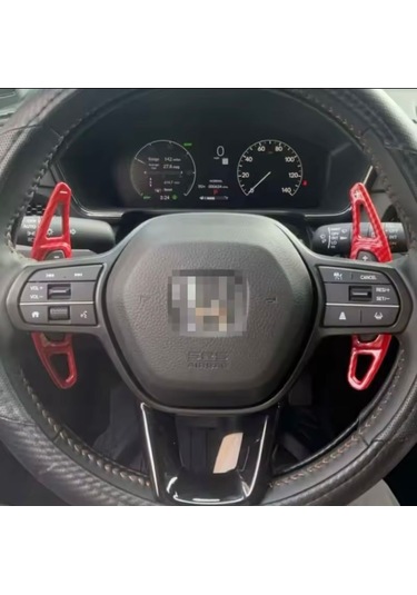 Honda Crv Kırmızı Karbon F1 Kulakçık Vites 2023-2025 Kırmızı