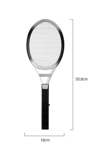 Suntek Raket El Aksesuarları Elektrikli Sineklik Beyaz - Gri