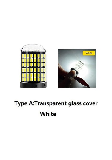 Araba 3014 144smd Canbus T20 7440 W21w Dönüş Sinyal Lambası Beyazıyla Uyumlu - Mükemmel Diğer