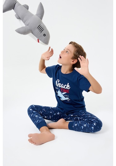 Rolypoly Erkek Çocuk Lacivert Pijama Takım Rp3743-c-v1