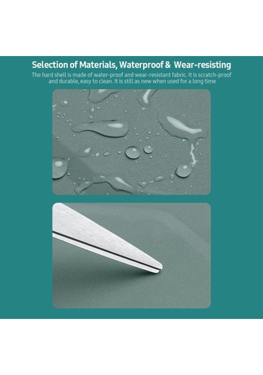 Bubm Buzlu Sert Disk Çantası Geniş Kapasiteli Kumaş Seçimi Su Geçirmez Kolay Taşınabilir Sert Kabuk Aşınmaya Dayanıklı Açık Mor Diğer