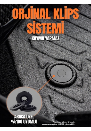 Vw Passat B6 3d Havuzlu Paspas 2005 2006 2007 2008 2009 2010 Model Kokusuz