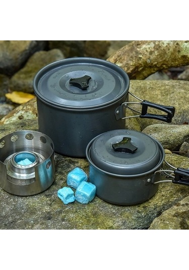 Wondernest Aotu At6387 Açık Taşınabilir Kamp Sobası Rüzgar Geçirmez Alkol Isıtıcı Kapaklı Çok Renkli Çok Renkli