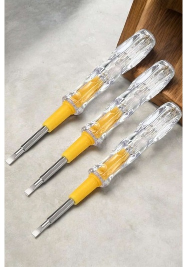 Test Cihazı Kontrol Kalemi Çift Başlıklı Şeffaf Elektrik Testi