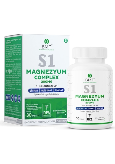 Biomet S1 Magnezyum Complex 30 Tablet