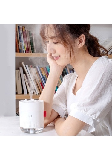 Dancemonkey Mini Usb Nemlendirici: 500ml, Gece Lambalı, Sessiz, Taşınabilir, Akıllı Kuruma Önleyici Teknoloji, Led Fenerli