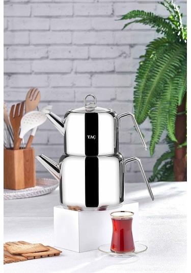 Taç Hera Maxi Çaydanlık Takımı Platin