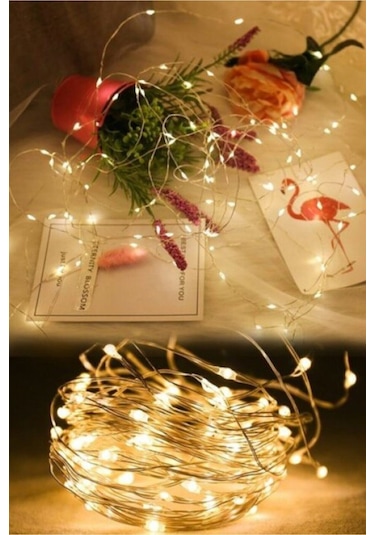 Peri Led Işık 3 Metre Sarı Pilli