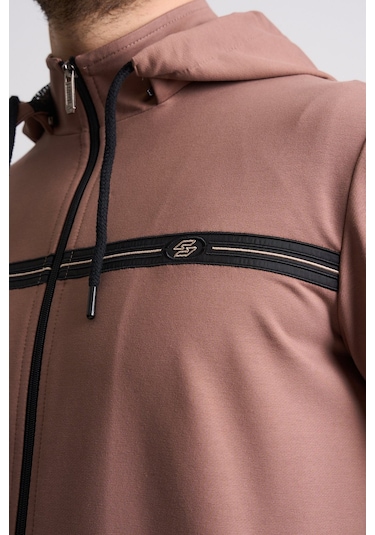 Shooter Sportswear Klasik Antrasit Erkek Eşofman Takımı Çıkartılabilir Kapüşonlu Rahat Kalıp Vizon Shooter Sportswear Klasik Antrasit Erkek Eşofman Takımı Çıkartılabilir Kapüşonlu Rahat Kalıp Vizon